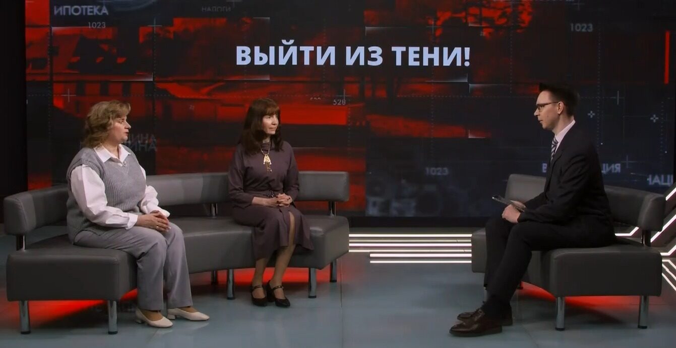 Елена Ткаченко в&nbsp;эфире программы «Актуальный разговор» на&nbsp;ЛенТВ24