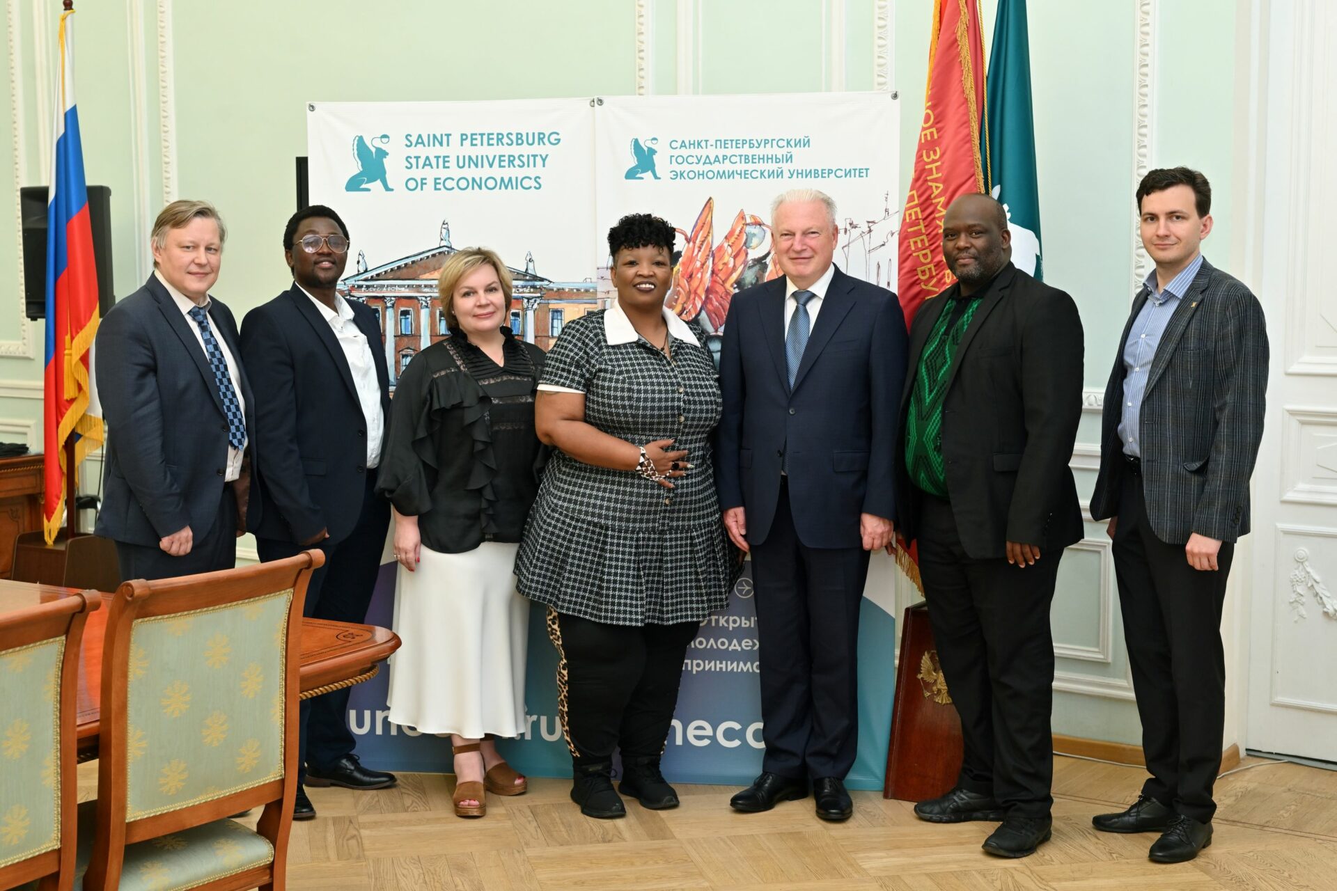 Ректор СПбГЭУ принял в&nbsp;стенах университета делегацию из&nbsp;ЮАР