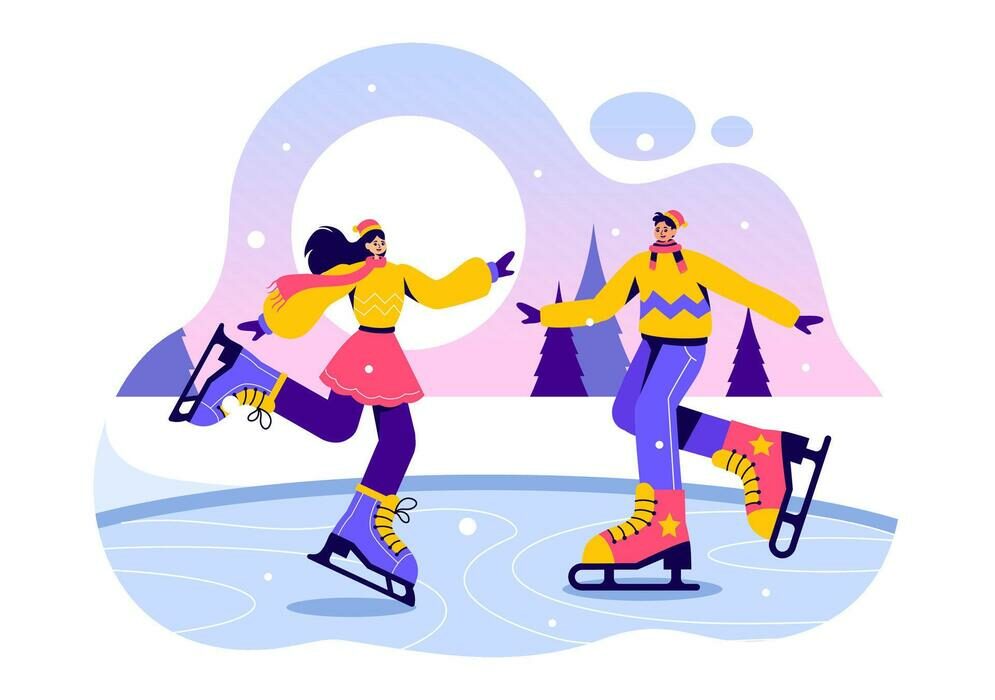 Студенты посетили ледовый каток